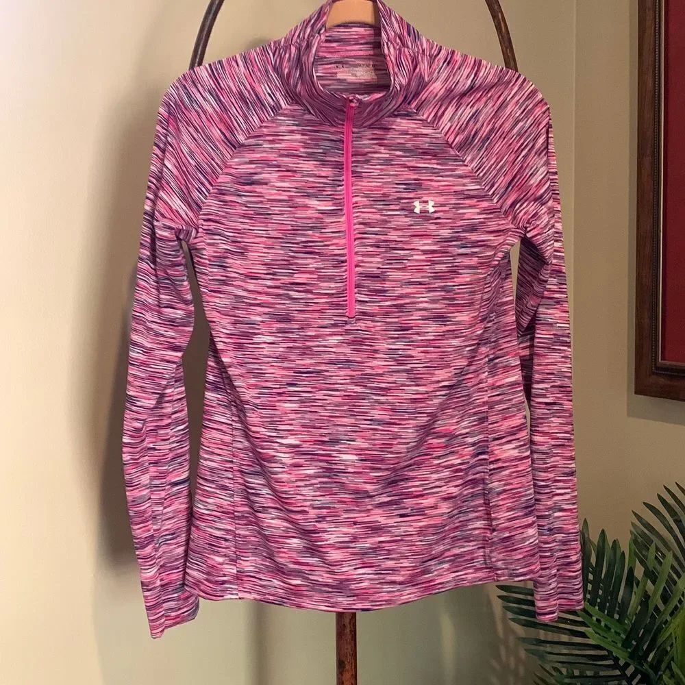 Under Armour Pink Half Zip Pullover